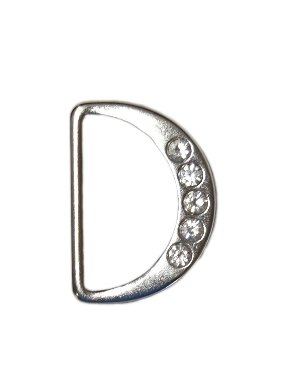 Rhinestone “D” Ring