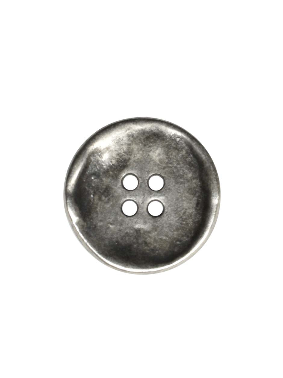 Hammered Alloy Button